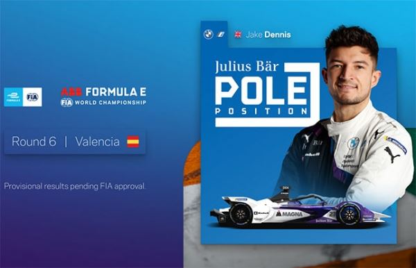 Формула E: С поула в Валенсии стартует Джейк Деннис
